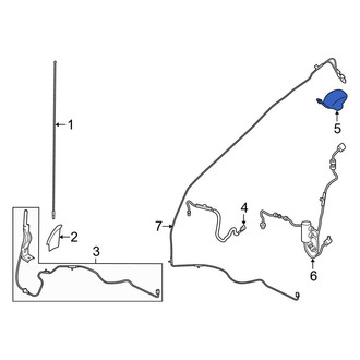 Ford OE - Radio Antenna Assembly