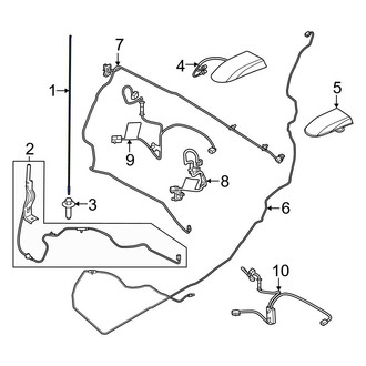 Ford OE - Radio Antenna Mast