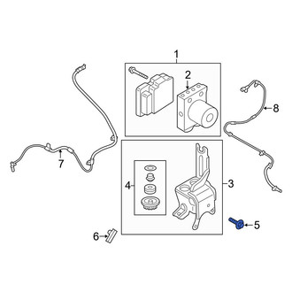 Ford OE - ABS Hydraulic Assembly Screw