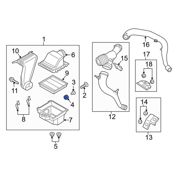 Air Filter Housing Grommet