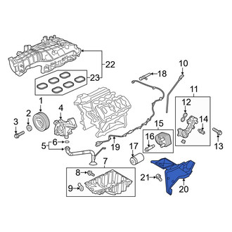 Ford OE - Engine Oil Cooler Cover