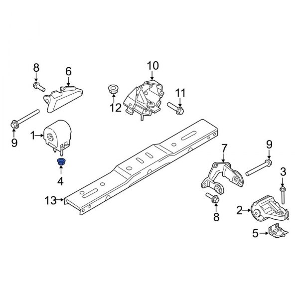 Engine Mount Nut