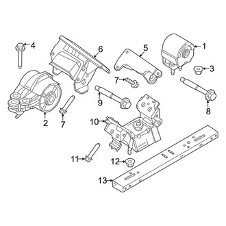 Ford OE - Engine & Transmission Mounting (5.2L)