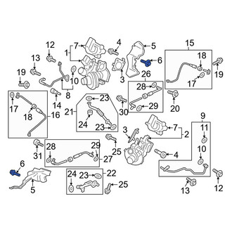 Ford OE - Turbocharger Mounting Bolt