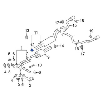 Ford OE - Exhaust Clamp