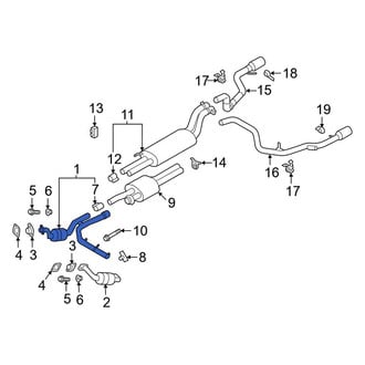 Ford OE - Right Catalytic Converter