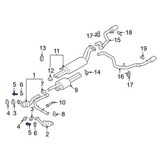 Ford OE - Catalytic Converter Stud