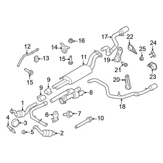 Ford OE - Exhaust System - Exhaust Components (Raptor)