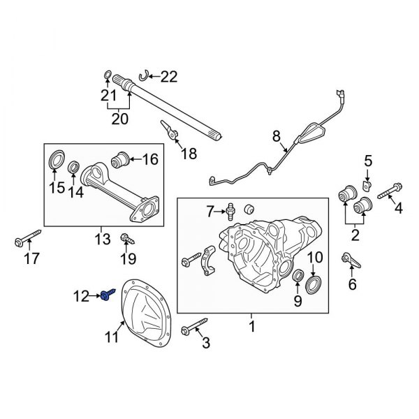 Differential Cover Bolt