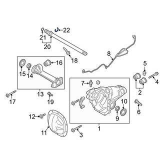 Ford OE - Drive Axle Shaft Lock C-Clip