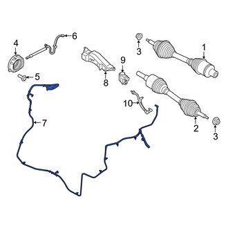 Ford OE - Front Forward Vacuum Hose