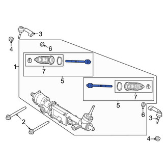 Ford OE - Front Outer Steering Tie Rod End