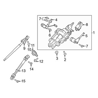 Ford OE - Steering Column Assembly (Power Tilt), (Raptor)