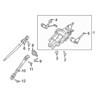 Ford OE - Steering Column Assembly (Power Tilt), (Raptor)