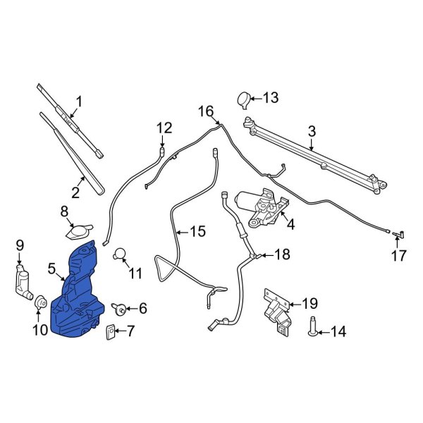 Washer Fluid Reservoir