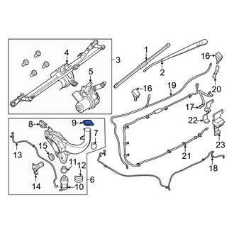 Ford OE - Front Washer Fluid Reservoir Cap