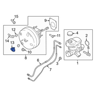 Ford OE - Power Brake Booster Vacuum Sensor