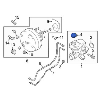 Ford OE - Brake Master Cylinder Reservoir Cap