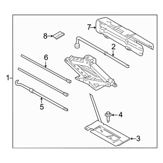 Ford OE - Cab - Jack & Components (Raptor SuperCab)