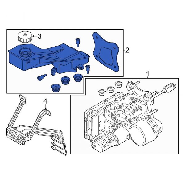 Brake Master Cylinder Reservoir