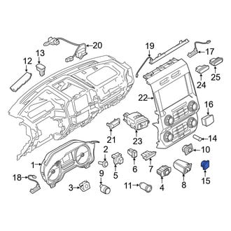 Ford OE - Front 12 Volt Accessory Power Outlet Cover