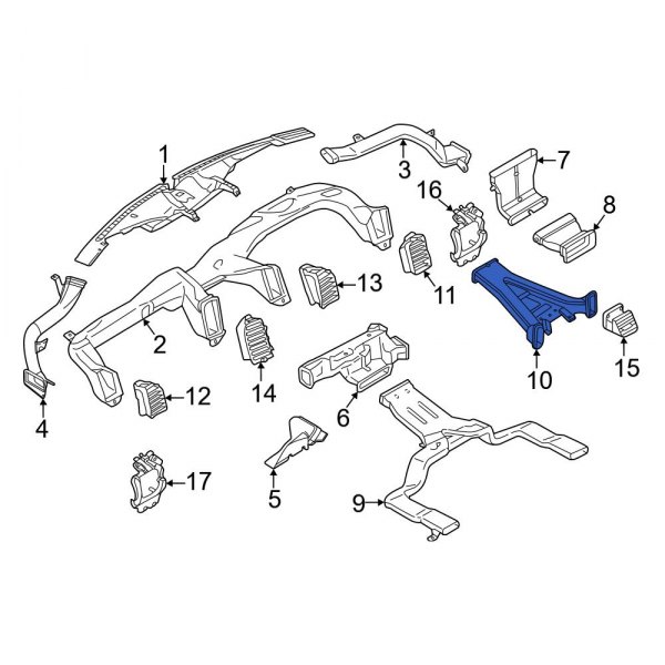 Instrument Panel Air Duct