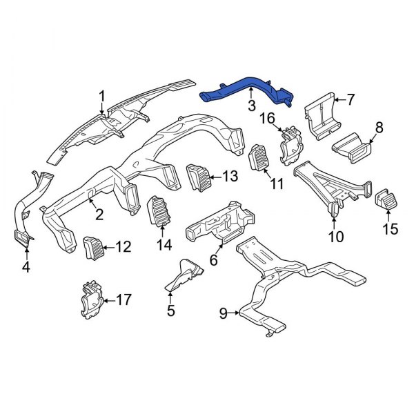 Instrument Panel Air Duct