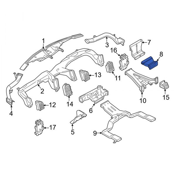 Instrument Panel Air Duct