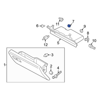 Ford OE - Instrument Panel Nut