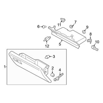 Ford OE - Instrument Panel - Glove Box (Raptor)