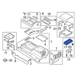 Ford OE - Upper Console Trim Panel