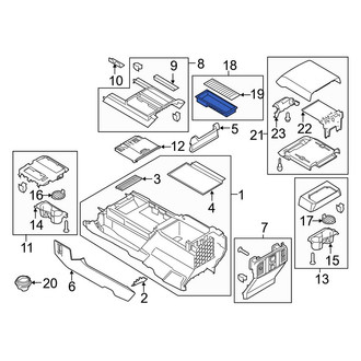 Ford OE - Console Compartment