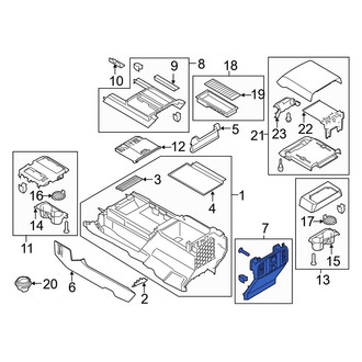 Ford OE - Front Console Trim Panel