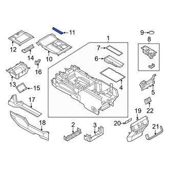 Ford OE - Console Mat