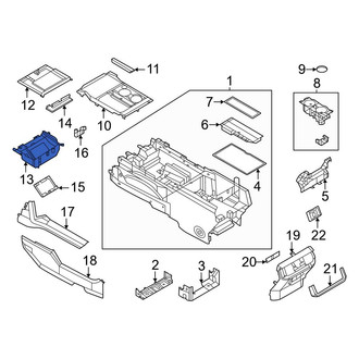 Ford OE - Console Mat
