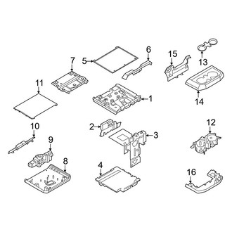 Ford OE - Front Console (Upper Console, With Office Pack), (Raptor)