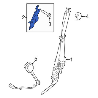 Ford OE - Front Seat Belt Height Adjuster