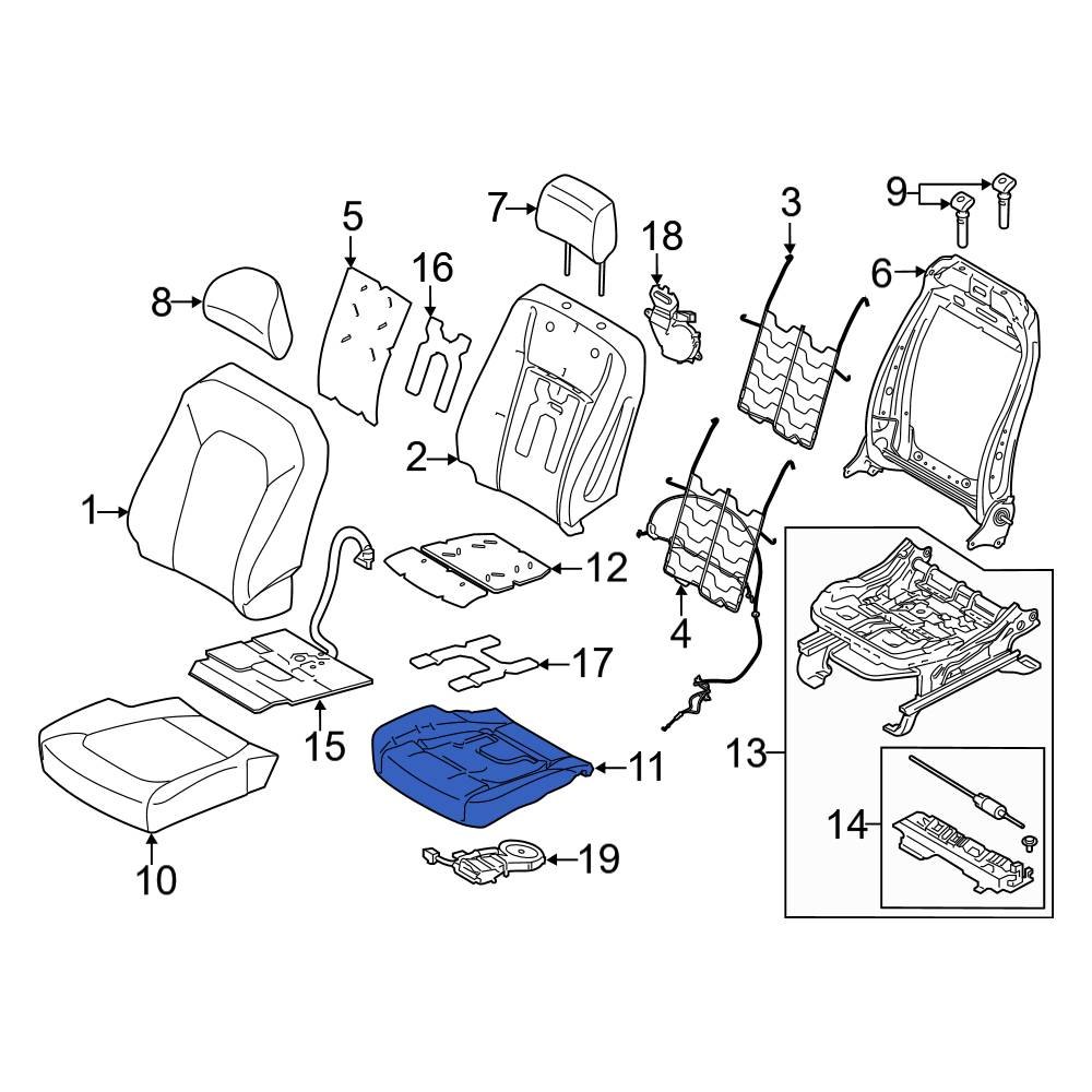 ford-oe-jl3z1564811c-front-left-seat-cushion-foam