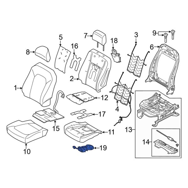 Temperature Controlled Seat Blower Motor