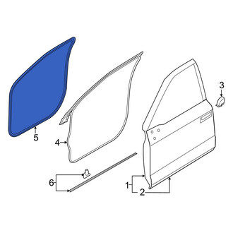 Ford OE - Rear Left Inner Door Seal