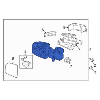 Ford OE - Front Left Door Mirror