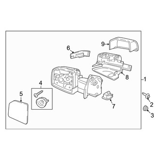 Ford OE - Front Door - Outside Mirrors (W/O Power Fold, With Signal Lamps), (Raptor)