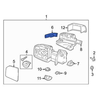 Ford OE - Center Right Turn Signal Light Assembly