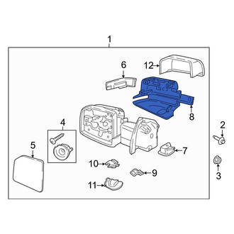 Ford OE - Front Right Door Mirror Cover