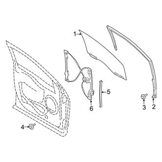 Ford OE - Front Door - Glass & Hardware (Raptor)
