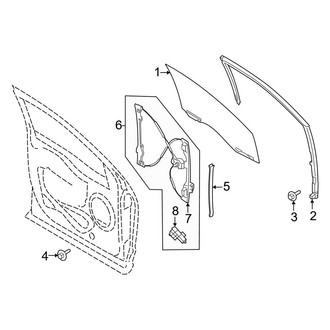 Ford OE - Front Door - Glass & Hardware (Raptor)