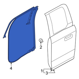 Ford OE - Rear Right Door Seal