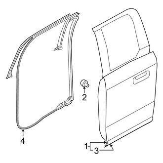 Ford OE - Rear Door - Door & Components (Raptor SuperCab)