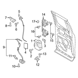 Ford OE - Rear Door - Lock & Hardware (Raptor SuperCab)