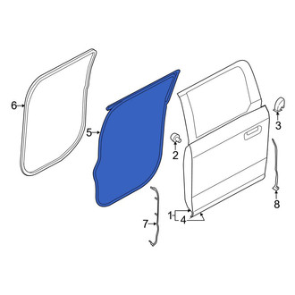 Ford OE - Rear Left Outer Door Seal